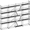 Facade Scaffold 3 Decks Complete With Access Decks